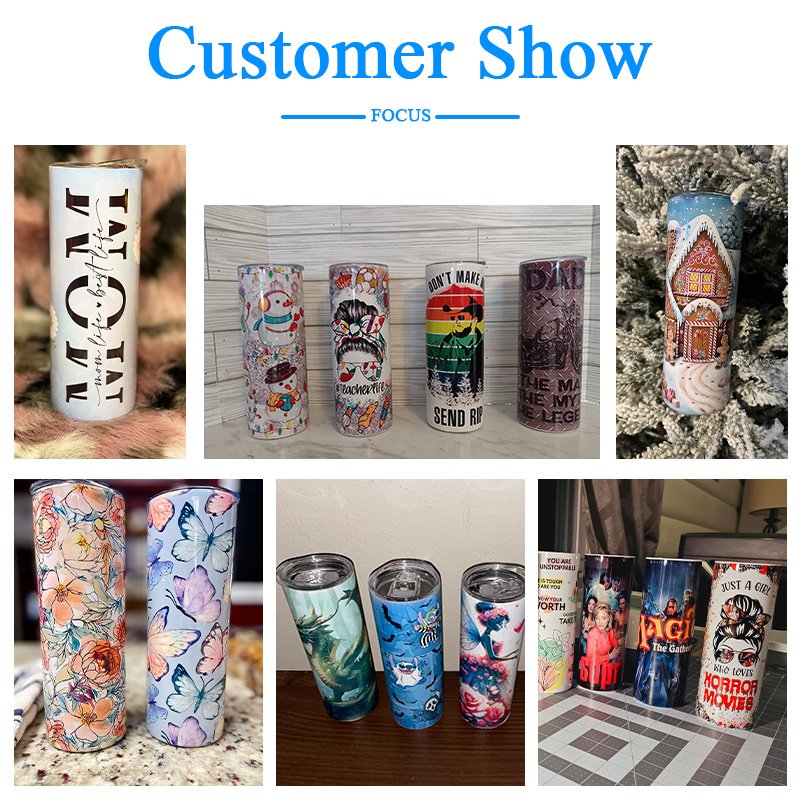 20oz Sublimation Tumblers Straight Insulated White Water Cups Tea blank sublimation tumbler Wine Tumbler Mug Bulk