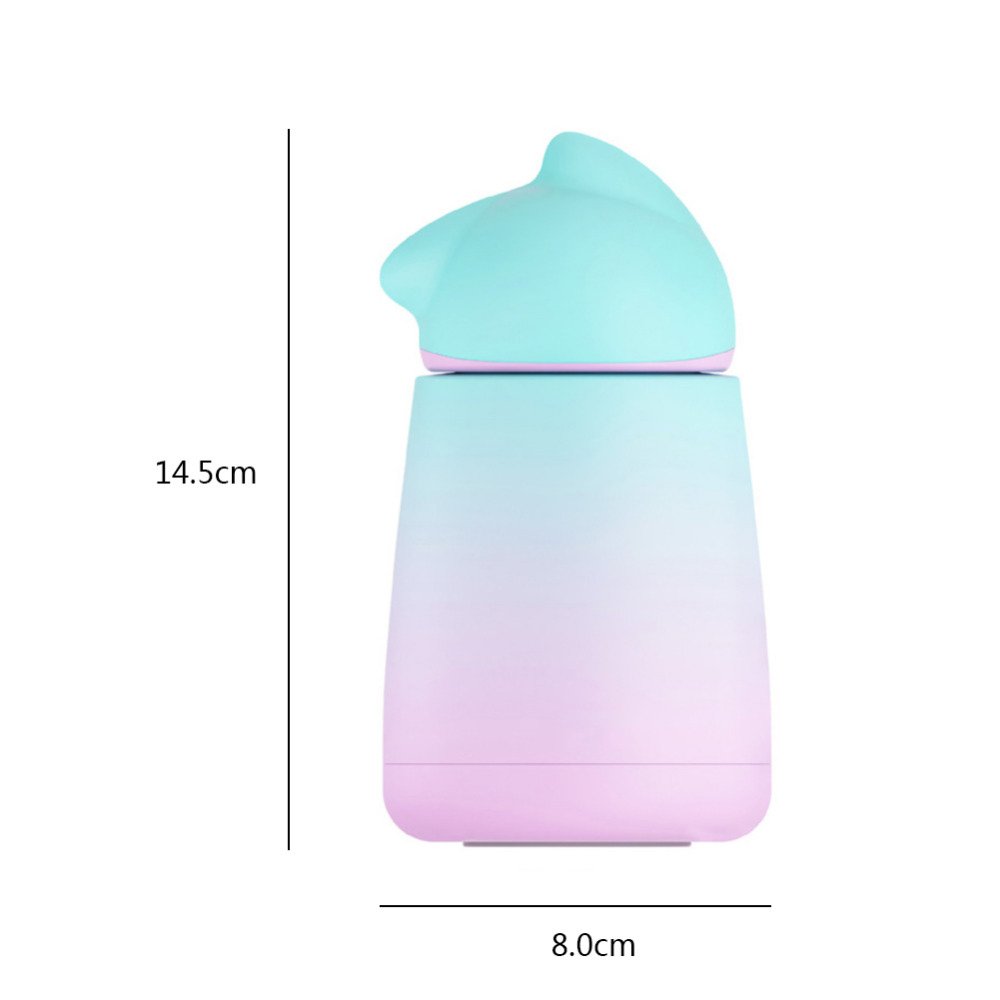 Cute Cat Thermos Cup Kids Thermo Mug Drinkware Child 300ML Water Bottle Stainless Steel Vacuum Flask Portable Leak-proof Tumbler