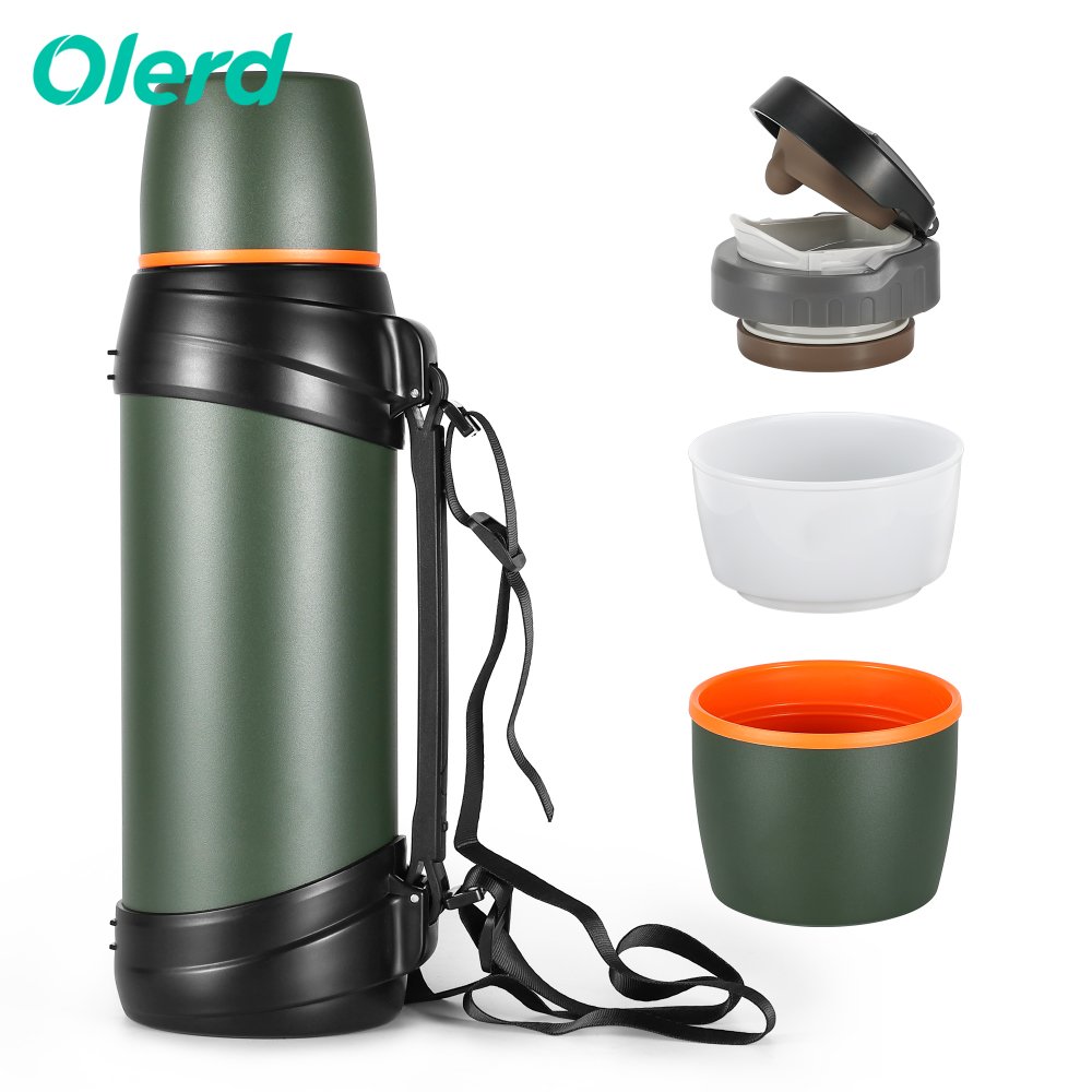 2L 2.5L Large vacuum flask Stainless Steel Sport Travel Pot Outdoor Camping Thermal Pot With Handle