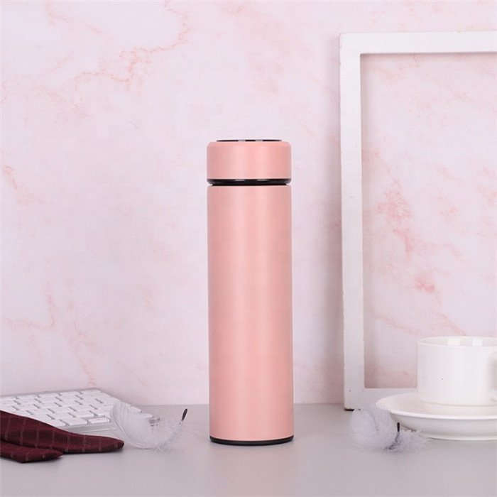 Creative Temperature Display Vacuum Flask, Smart Stainless Steel Bottle Thermos