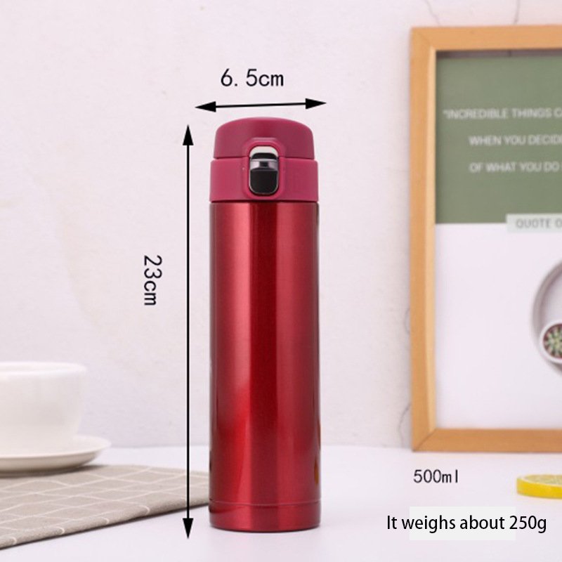 GC termos de agua stainless steel cups botellas para agua 500ml stainless steel tumbler termos acero inoxidable