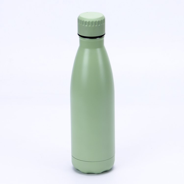 Customized Logo Double Walled Stainless Steel Insulated Drinking Water Bottle Cola Shape Vacuum Flask for Sport Gym