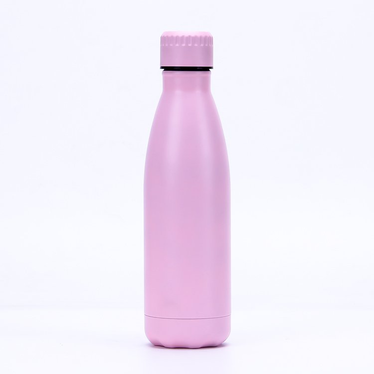 Customized Logo Double Walled Stainless Steel Insulated Drinking Water Bottle Cola Shape Vacuum Flask for Sport Gym