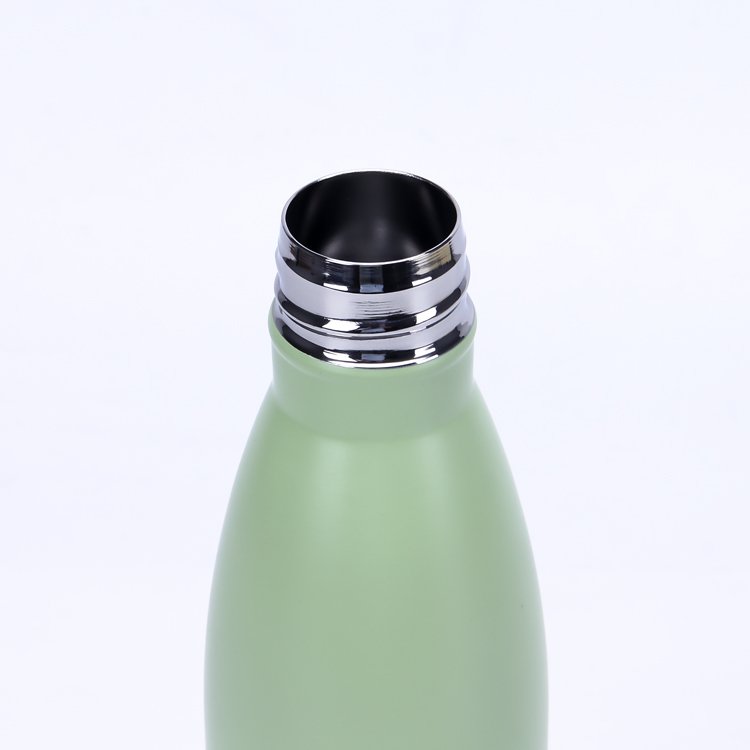 Customized Logo Double Walled Stainless Steel Insulated Drinking Water Bottle Cola Shape Vacuum Flask for Sport Gym