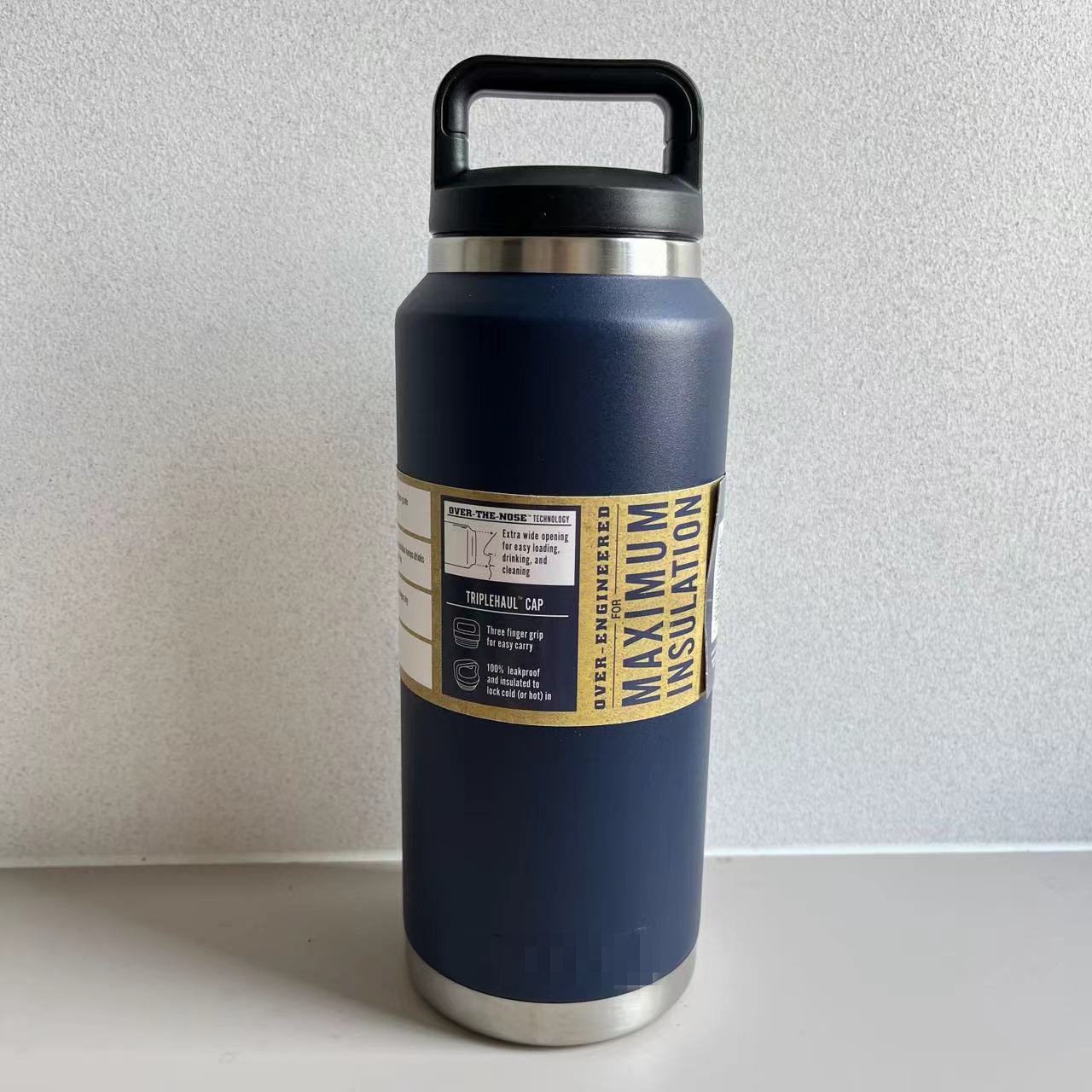 Portable Stainless Steel 304 Travel Flask Vacuum Thermos Yetis-Compatible Outdoor Sports Kettle & Cross-Border Pot Belly Cup
