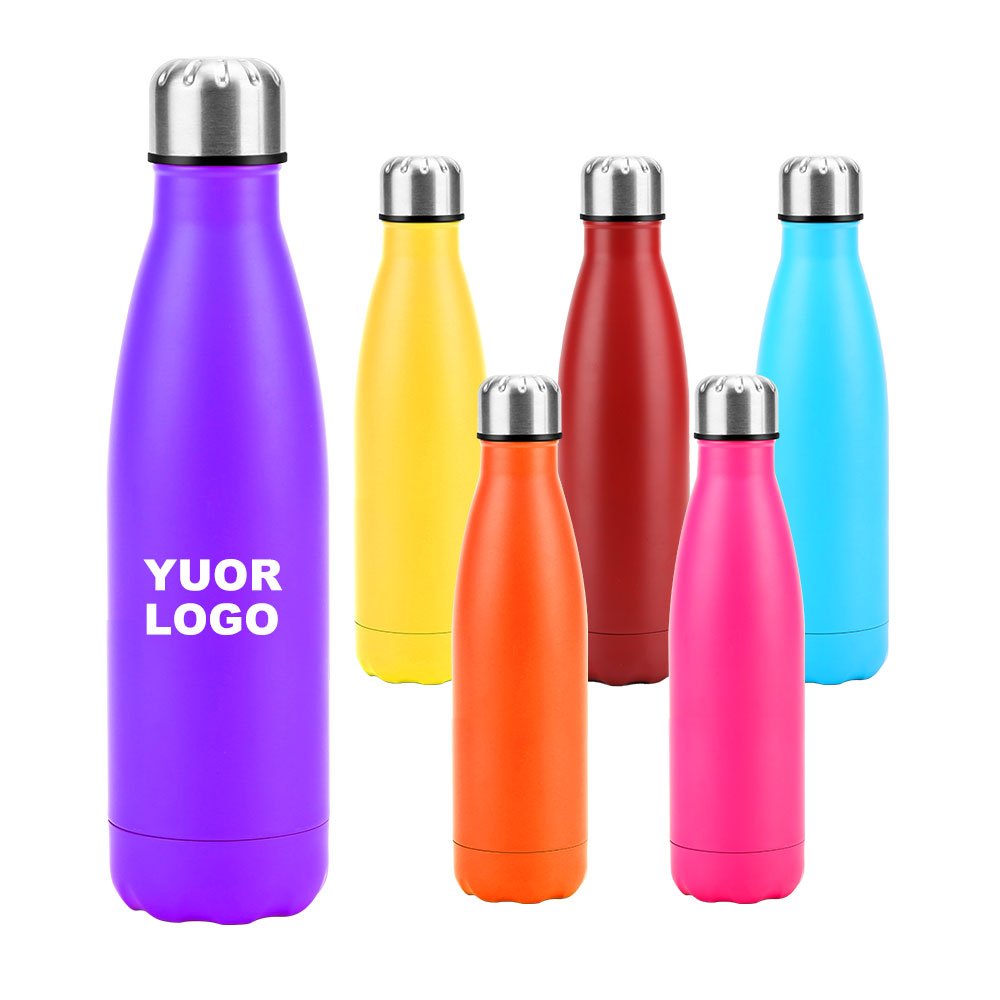 500ml Custom Logo Stainless Steel Vacuum Flask Insulated Sport Water Bottle
