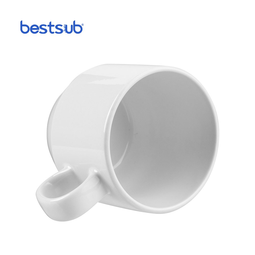 BestSub Wholesale Blank Heat Transfer 6oz Stackable Custom Coffee Cup Sublimation Mugs For Sale