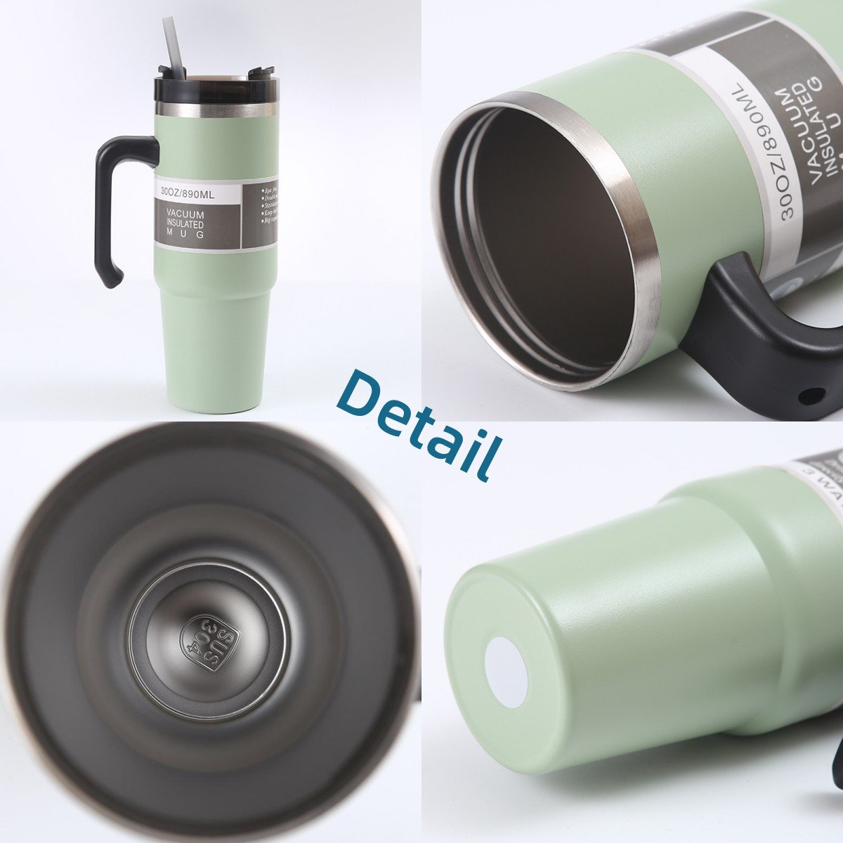 20 oz 30 oz Stainless Steel spill proof Tumbler with straw mug Colorful Water Bottle tyeso vacuum insulated cup With Straw
