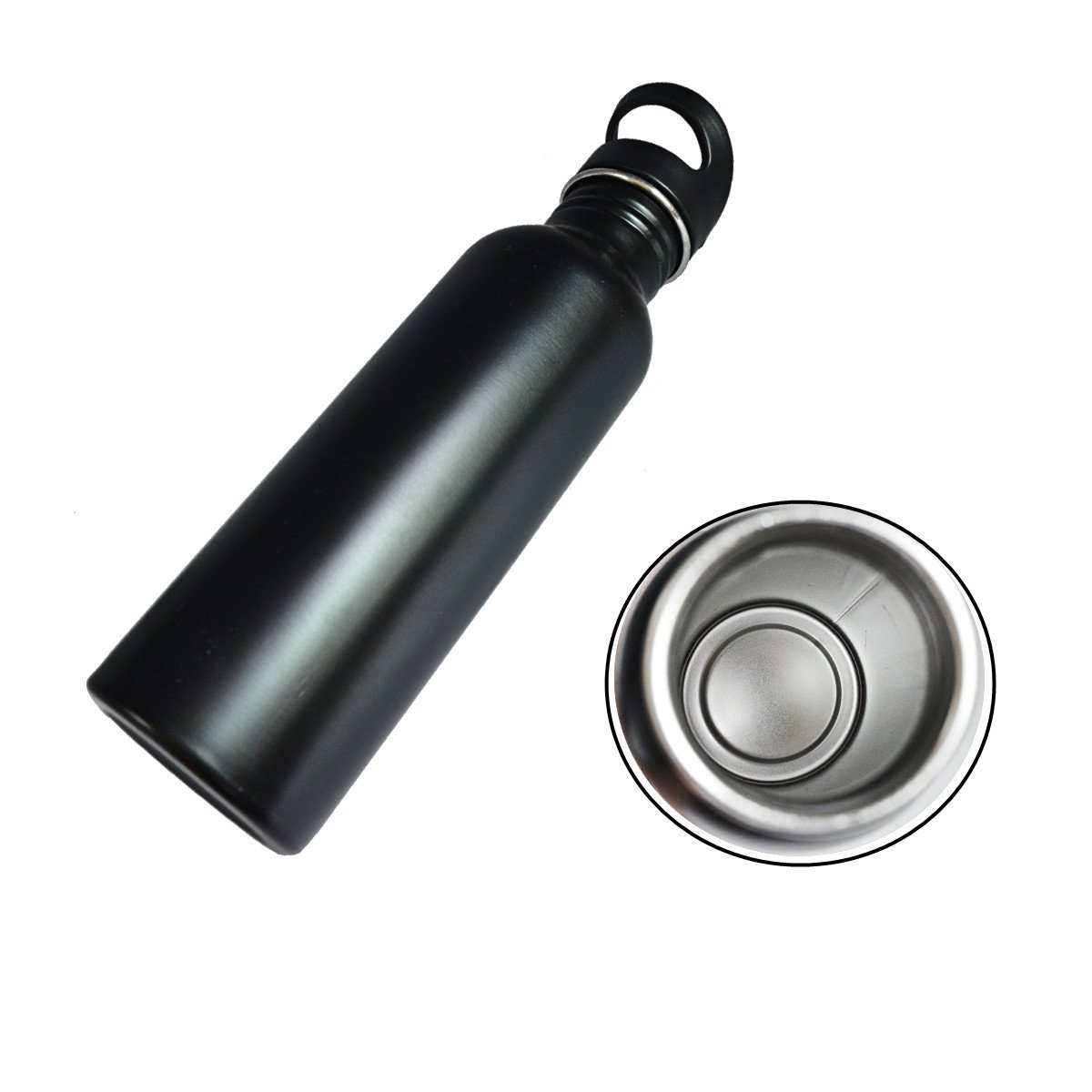 ECO Friendly BPA Free Stainless Steel Metal Water Bottles Single Wall Travel Sports GYM Drink Water Cup botellas de agua
