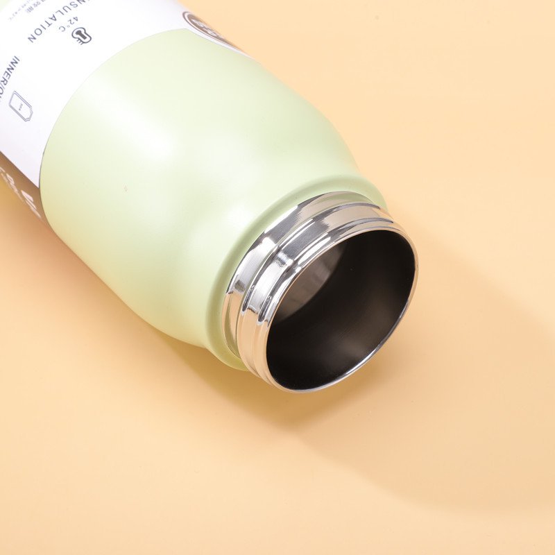 Custom 54oz Wide Mouth Double Wall Vacuum Flask Insulated Sports Water bottle Stainless Steel with Straw
