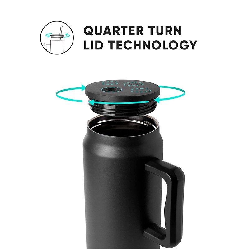Modern 50 oz Mug Tumbler Reusable Insulated Stainless Steel Jug Water Bottle 50oz Sublimation Tumbler With Handle
