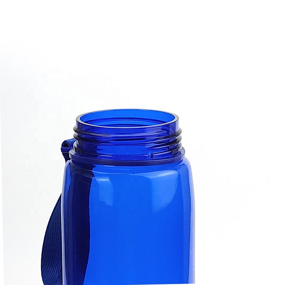 Water Bottle Purifier Portable Water Filter Bottle with Filter Straw & Compass for Outdoor Travel Backpacking Hiking Survival