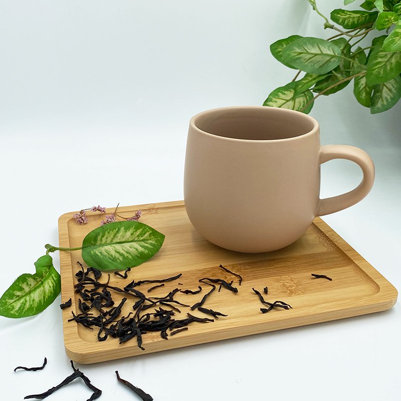 New design matte khaki latte color 14 oz ceramic cups tumblers porcelain mug for drink