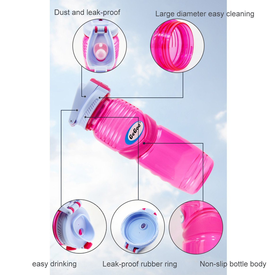 650ml tritan drinkwares bottle water wholesale sports bottle manufacture custom water bottle wholesale products