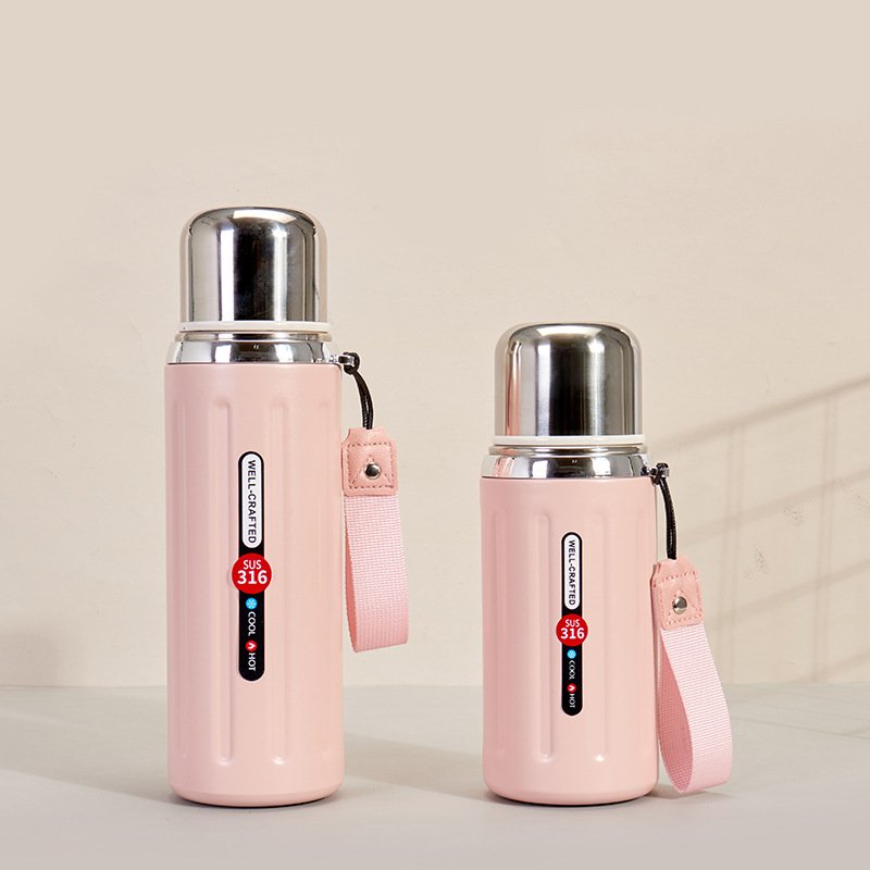 600ml/800ml wide mouth water bottle stainless steel vacuum flask best selling products 2024 travel coffee cup