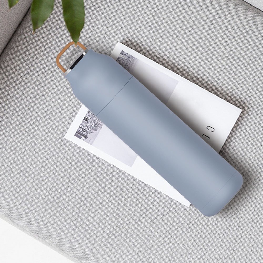500ml Stainless Steel Thermos Vacuum Flasks, Wholesale Double-wall Portable Sports Camping Large Capacity Mugs