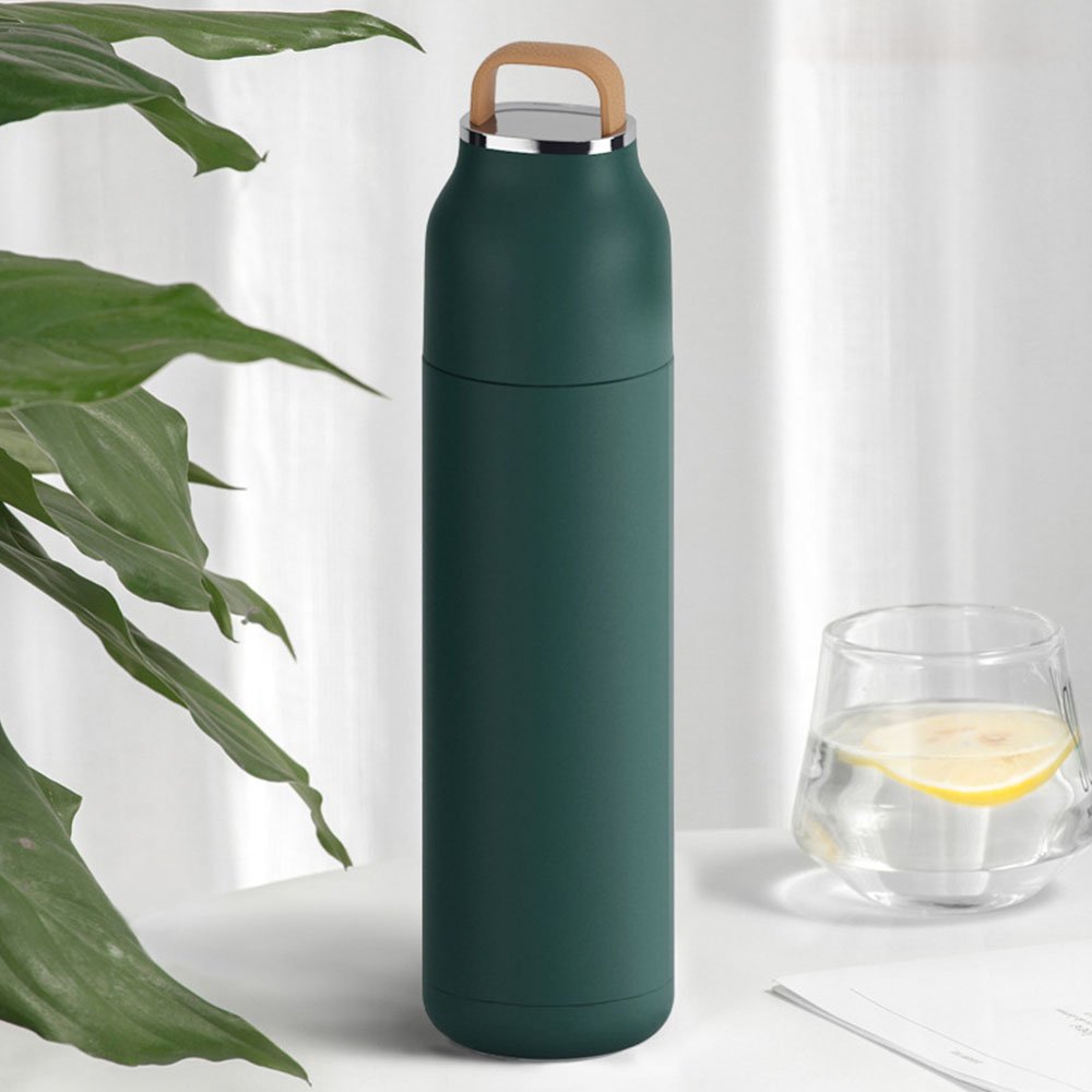 500ml Stainless Steel Thermos Vacuum Flasks, Wholesale Double-wall Portable Sports Camping Large Capacity Mugs