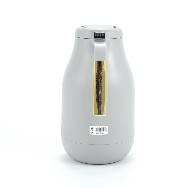 2024 vacuum flask golden supplier pink glass linner 3 color mixed big size high quality thermal jug
