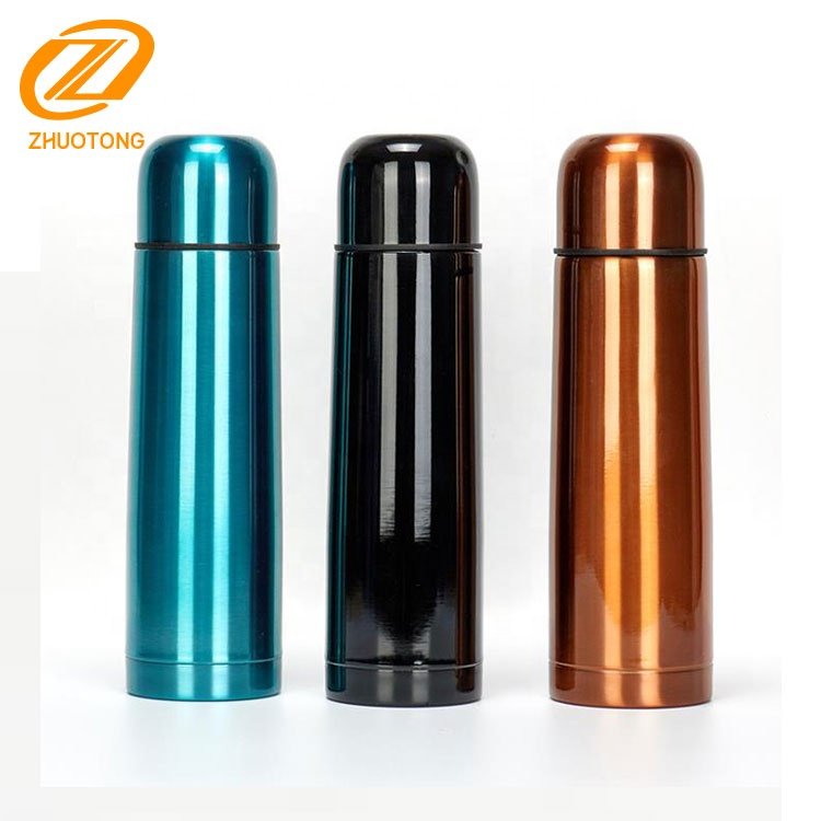 Promotional BPA free bullet type stainless steel vacuum flask