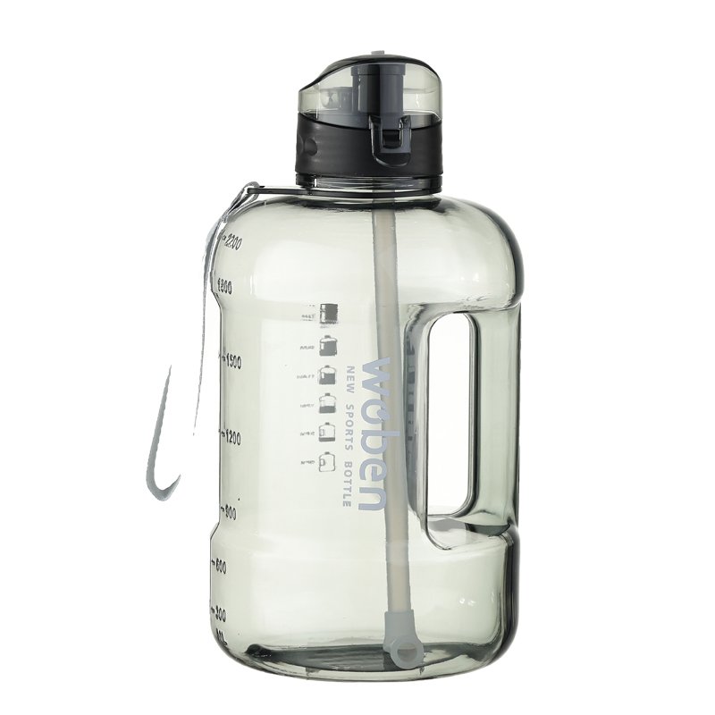 Botellas De Agua Kawaii Camping Hiking Drink Straw Drink 2L Water Bottle Gym Custom Bottles With Straws 2 Liter
