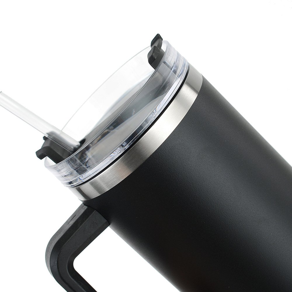 40oz Mug Tumbler With Handle Insulated Tumbler With Lids Straw Stainless Steel Coffee Tumbler Termos Cup for Travel Thermal Mug