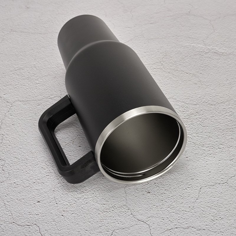 40oz Mug Tumbler With Handle Insulated Tumbler With Lids Straw Stainless Steel Coffee Tumbler Termos Cup for Travel Thermal Mug