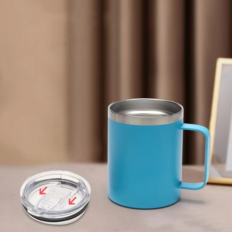 RTS 2025 Top Seller 12oz 14oz 16oz Coffee Mug Cups Vacuum Insulated Stainless Steel Thermo Tea Coffee Mugs For Outdoor Travel