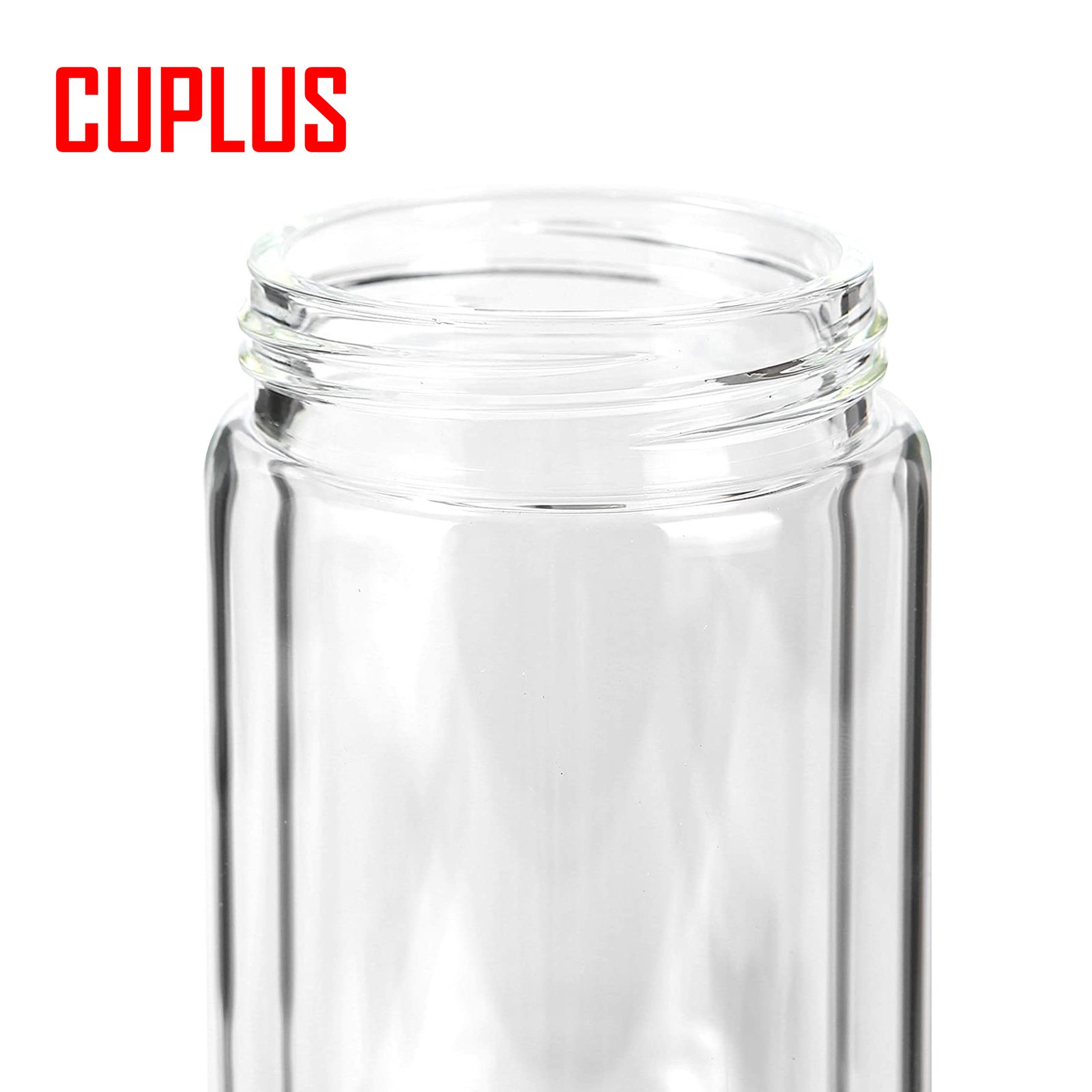 New Style Custom Logo Double Wall Premium Quality Glass Tea Water Separation Bottle Mugs with Tea Infuser for Loose Leaf Tea