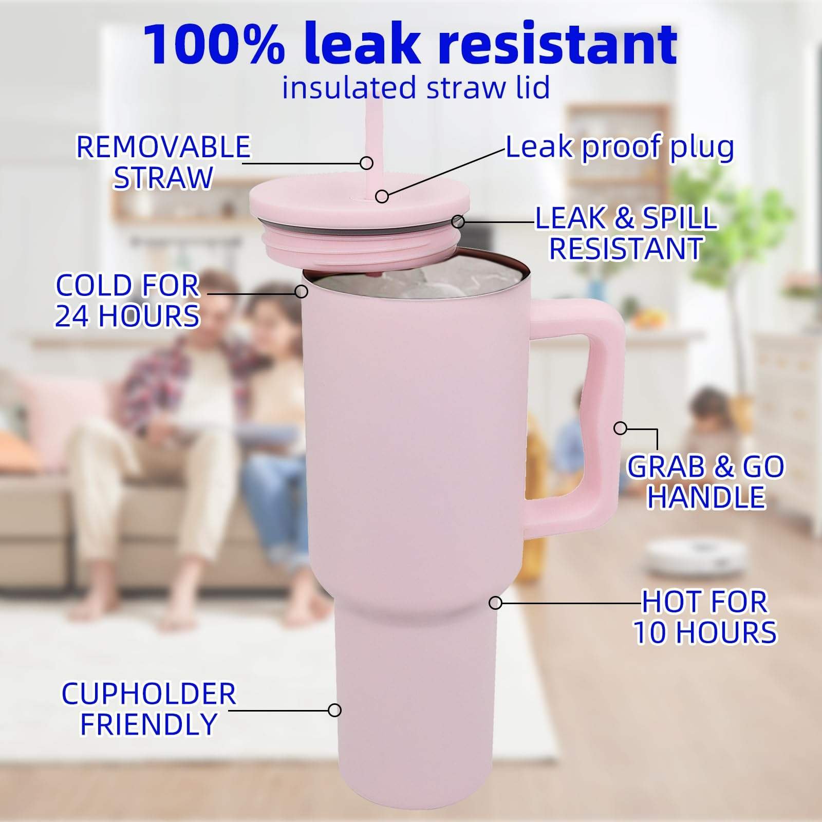 High Quality 40Oz Stainless Steel Water Bottle Travel Cup Stainless Steel Water Bottle Travel Mug 40 Oz Tumblers With Straw