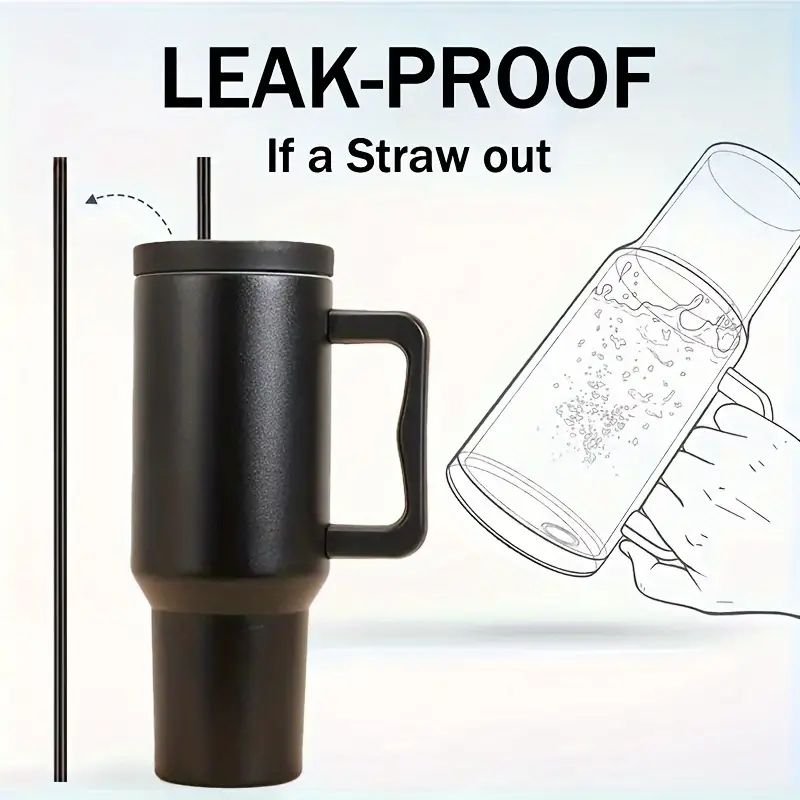 High Quality 40Oz Stainless Steel Water Bottle Travel Cup Stainless Steel Water Bottle Travel Mug 40 Oz Tumblers With Straw