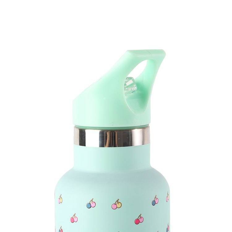custom logo double wall stainless steel kids water bottle vacuum water bottle colorful kids water tumbler with straw