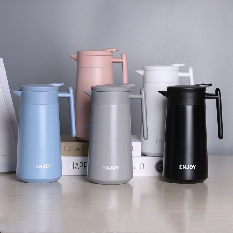 Ama zon Stainless Steel Thermos Water Pot Double Wall Vacuum Flask Vacuum Water Kettle Leak Proof Coffee Pot Water Jug