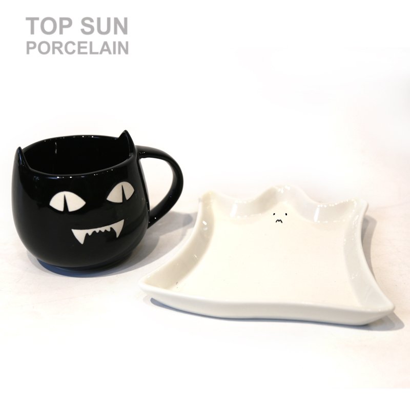 Halloween Color glazed Ceramic Mug Porcelain Mug