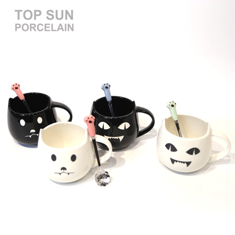 Halloween Color glazed Ceramic Mug Porcelain Mug