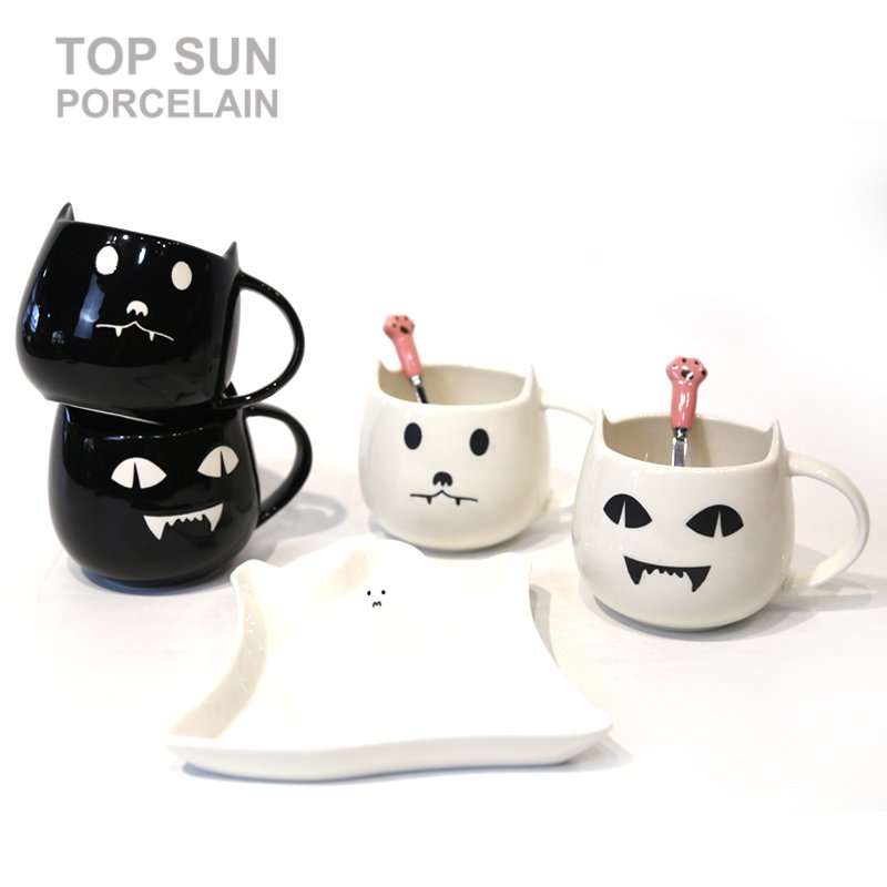 Halloween Color glazed Ceramic Mug Porcelain Mug