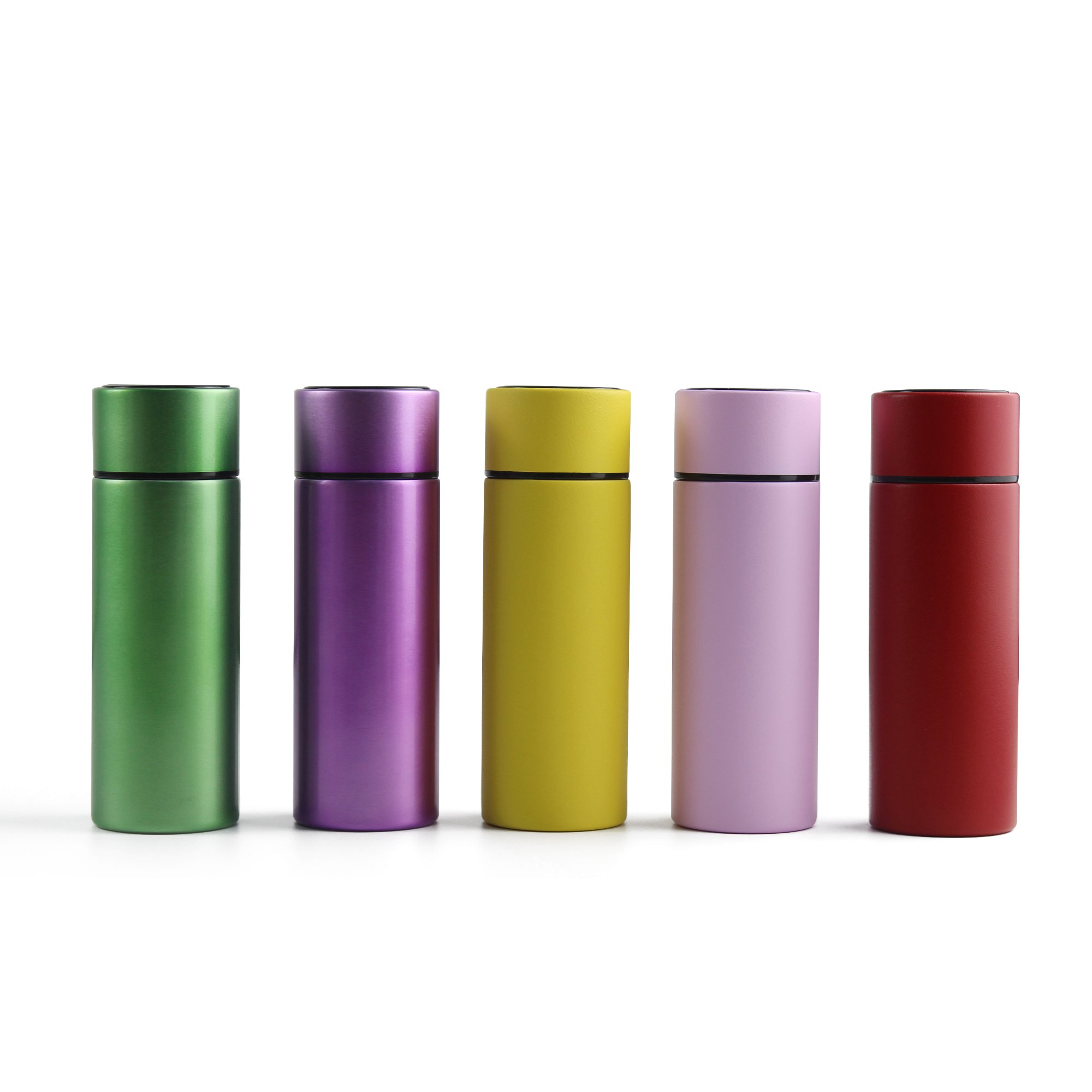 Super Mini Bottle Japan 120 ml Pocket Double wall 316 Stainless Steel Kinto Vacuum flask smart LED temperature thermos mug