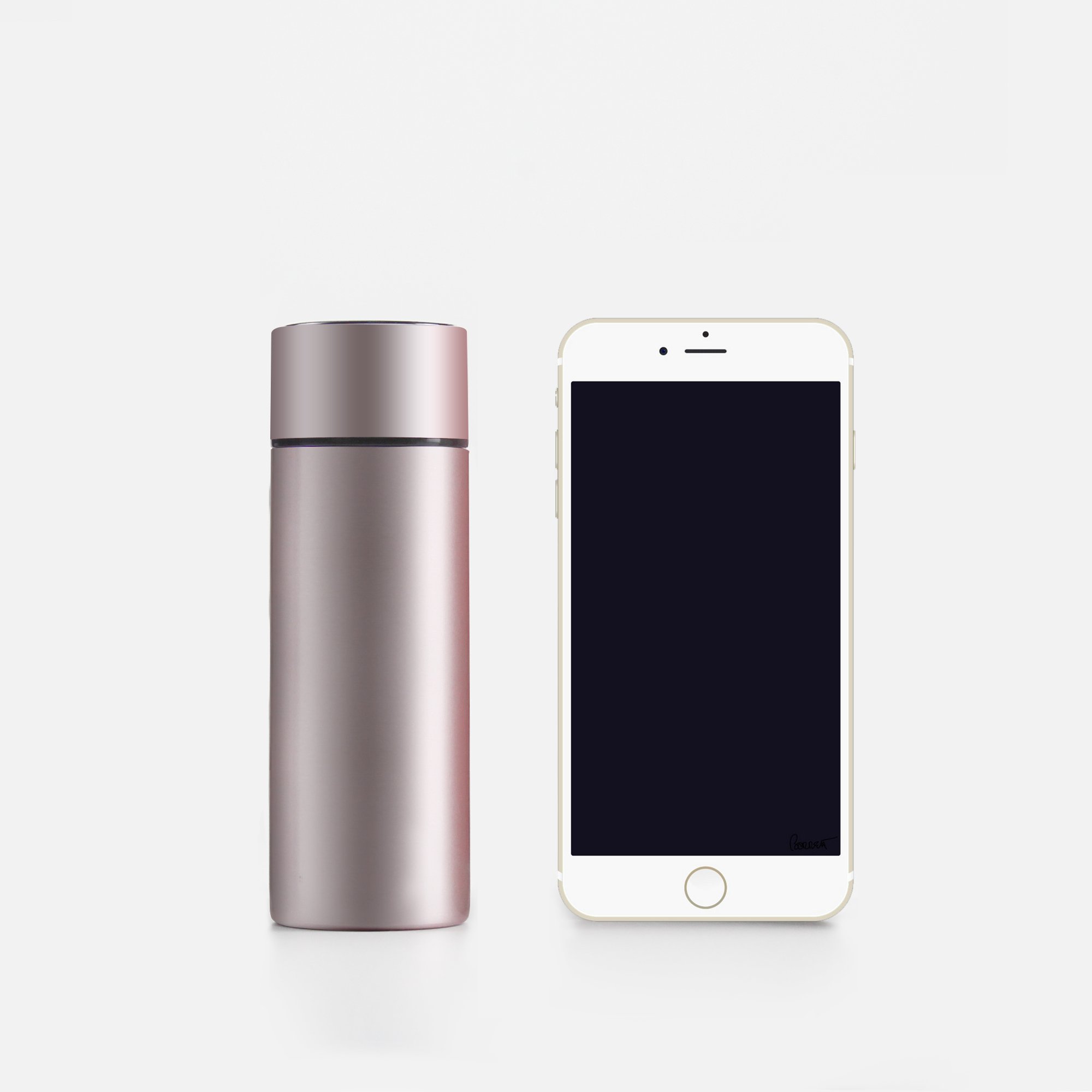Super Mini Bottle Japan 120 ml Pocket Double wall 316 Stainless Steel Kinto Vacuum flask smart LED temperature thermos mug