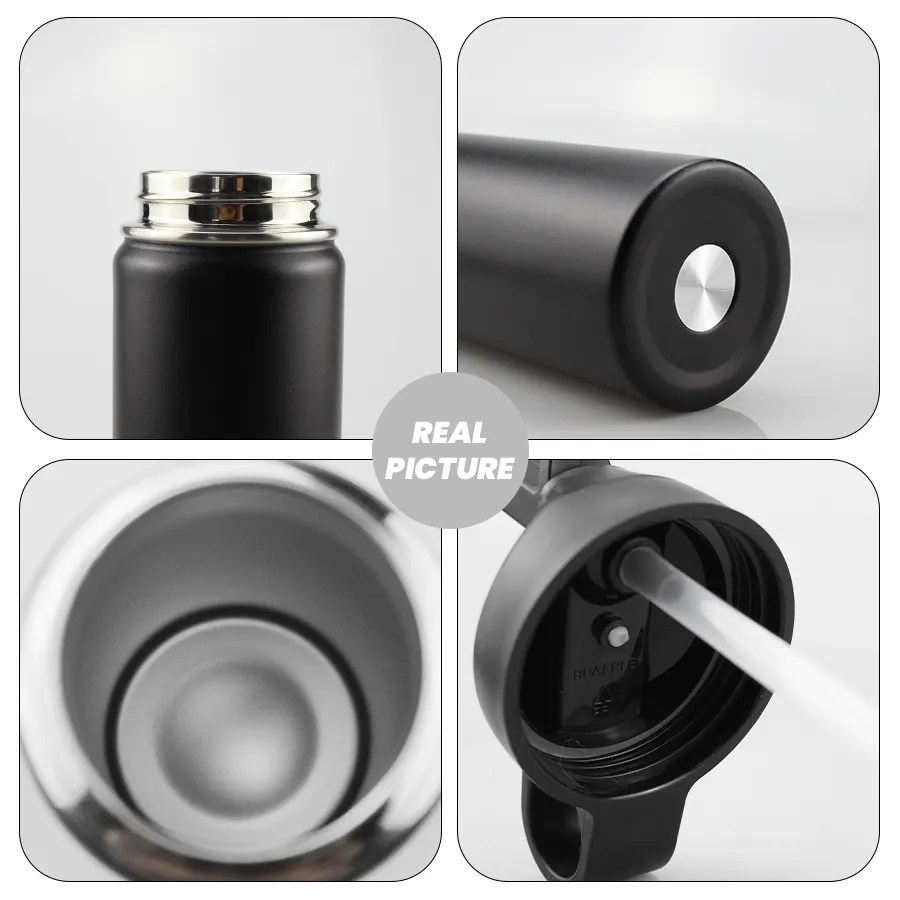 Custom Logo 32 Oz Bottle Water Stainless Steel Insulated Vacuum Flask Powder Coated Portable Fancy Kids Flasks Vacuum Thermos