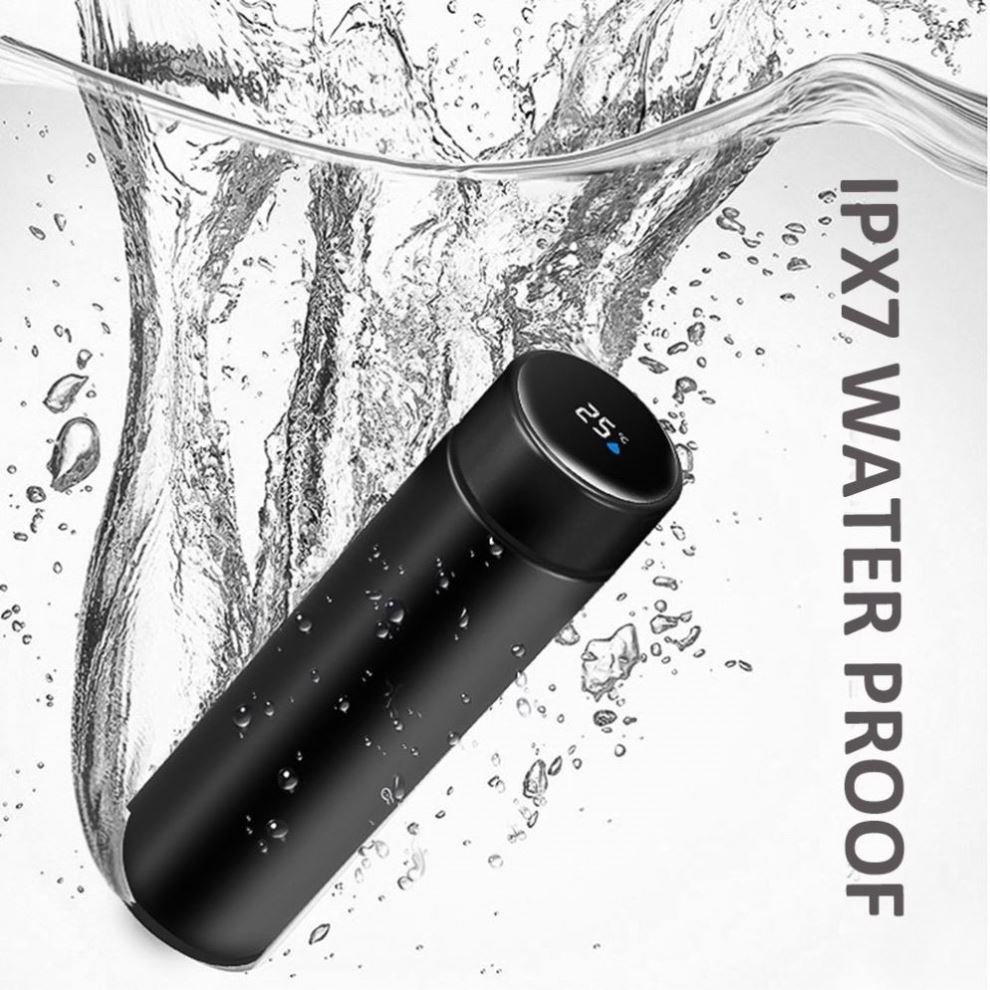 FACTORY OEM LED temperature display thermal vacuum flasks thermos cup stainless steel led smart water bottle with tea infuser