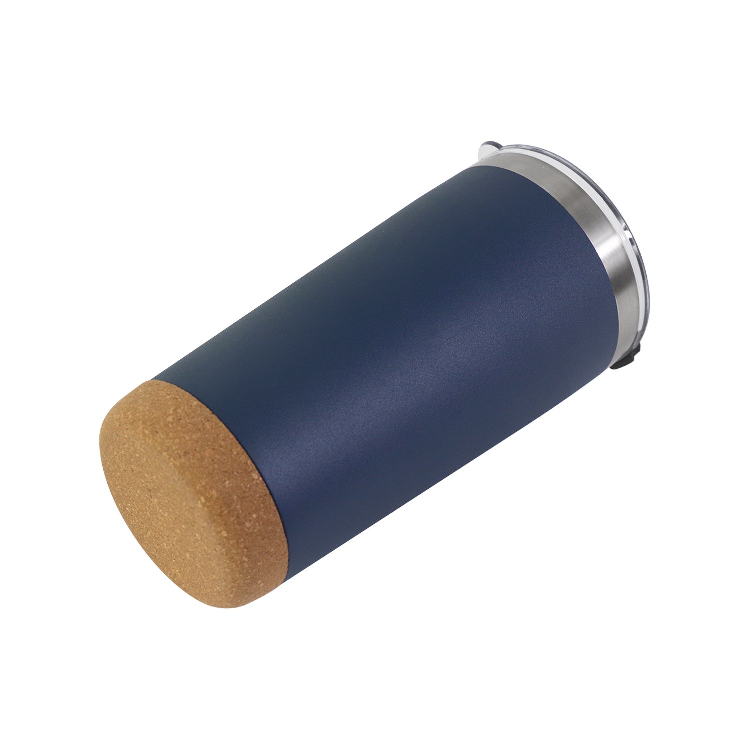20 oz Stainless Steel Coffee Mug cup Vacuum Insulated Travel Tumbler Cup Reusable Cork and Bamboo sippers and m