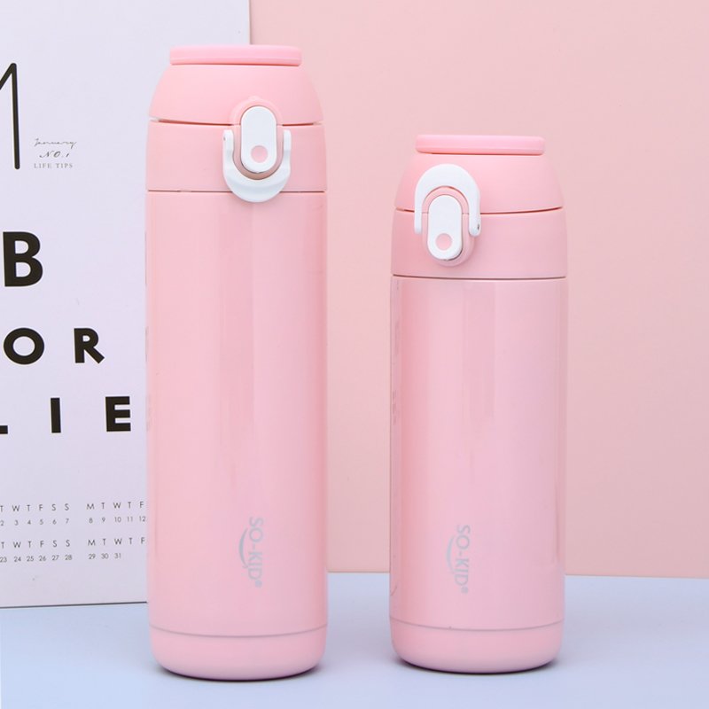 New Style Factory-Provided Stainless Steel Water Bottle Dual Wall 500ml Capacity for Sports Camping Customizable Handgrip Adults