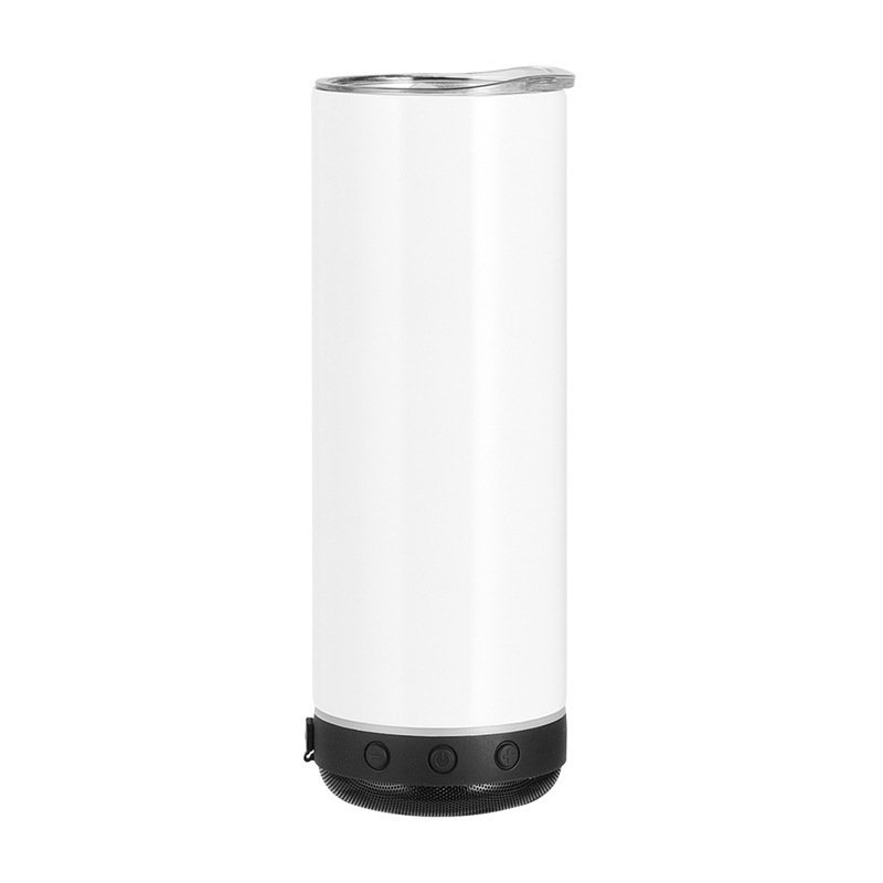 Jetshark Outdoor Portable Bluetooth Audio Vacuum Cup 304 SS 20oz Intelligent Bluetooth Speaker Water Bottle