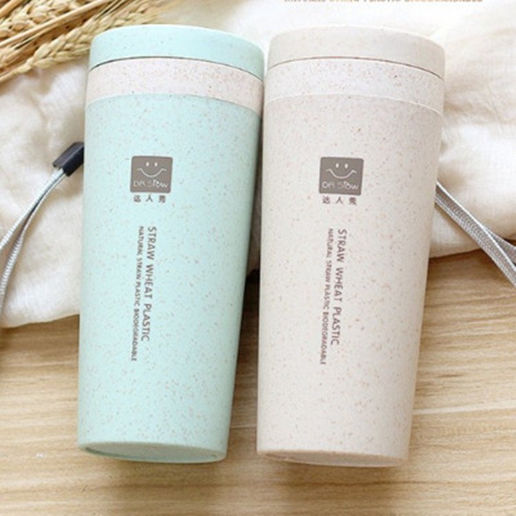 300Ml Double-Layer Thermos Bottle Creative Portable Environmental For Student Gift Custom Logo Coffee Milk Tea Breakfast Mug