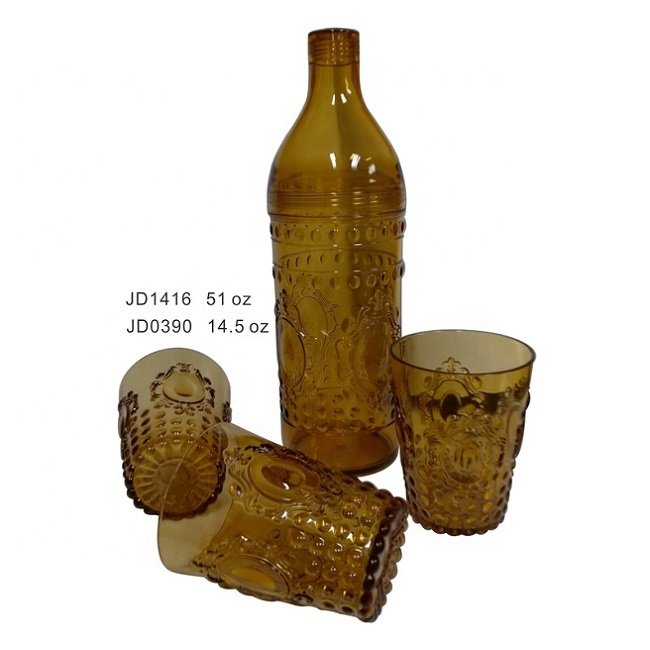 Outdoor Acrylic Water bottle and tumbler set