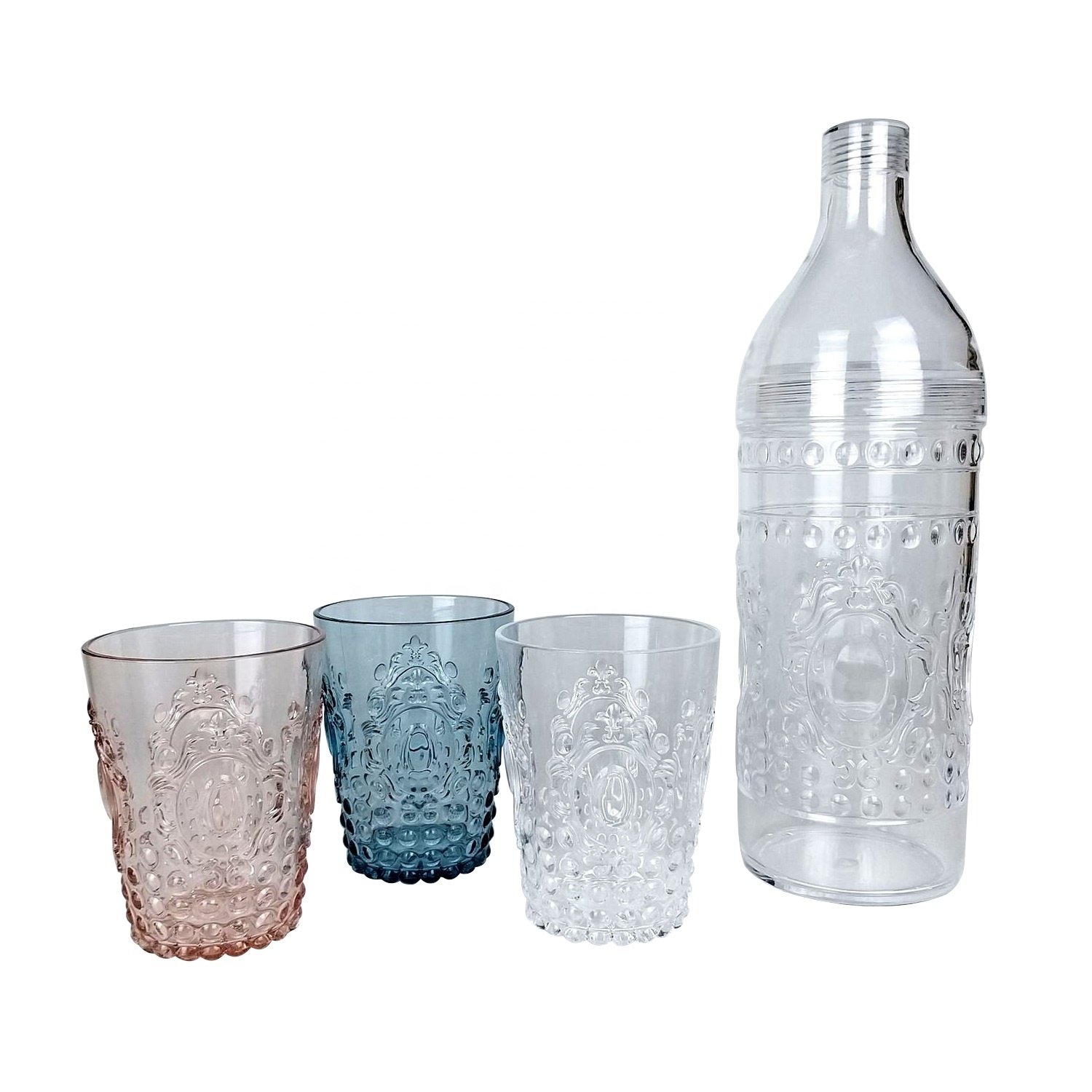 Outdoor Acrylic Water bottle and tumbler set