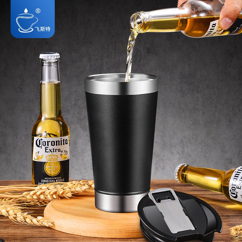 Custom Capacity Keep Cold Or Hot Stainless Steel Insulated Beer Mug