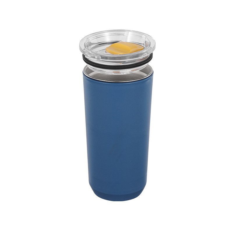 Chinese Manufacturer Wholesale Vacuum Insulated Stainless Steel Coffee Beer Cup Stainless Steel Water Bottle with Lid and Straw