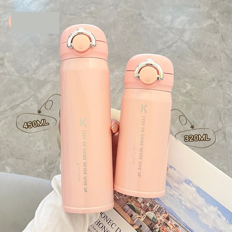 New Design Leakproof Double Wall Insulated Vacuum Flasks Stainless Steel Water Bottle