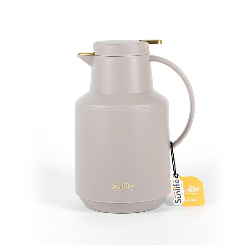 Sunlife vacuum flask plastic body pink glass linner inside wholesale price big capacity thermal jug