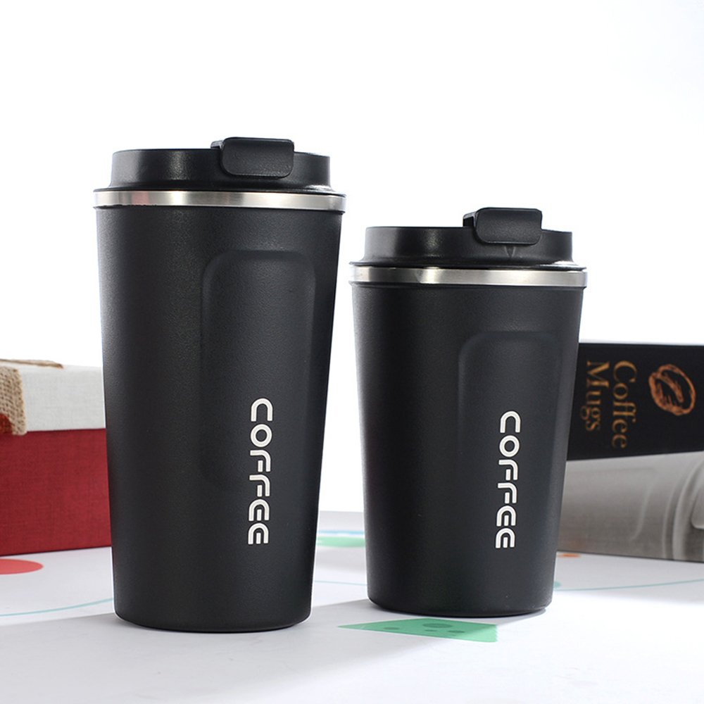 Wholesale 380ml/510ml Double Wall Vacuum water bottle Stainless steel Thermal Cup Thermos Travel Coffee Mug
